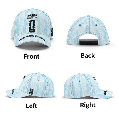 Argentina FIFA World Cup Cap for Fans, Sporty Polyester Hat