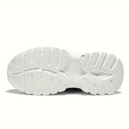 Boys' Fashion Sneakers with Striped Design - Casual Sports Running Shoes with Rotary Buckle Closure, Low Top PU Upper, Fabric Lining, EVA Sole, All-Season Comfort for Daily Wear - Tassel Detail, Round Toe for Ages 14 and Unde
