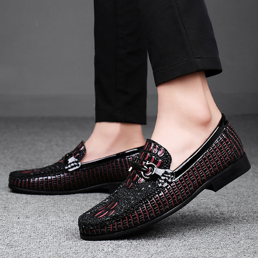 Men's All-Season Slip-On Business Casual Oxford Shoes - ayq