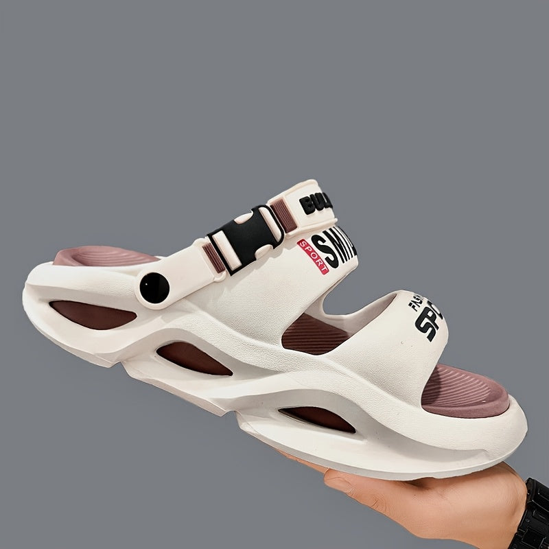 Men's Lightweight Breathable Summer Slippers with Non-Slip Sole