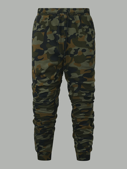 Men'S Camouflage Short Sleeve T-Shirt & Pants Set - Breathable, Quick-Dry Knit Fabric, Casual Style, Regular Fit, Ideal for Outdoor Activities, Hiking, and Fishing, Outdoor Clothing | Casual Style | Comfortable Fit
