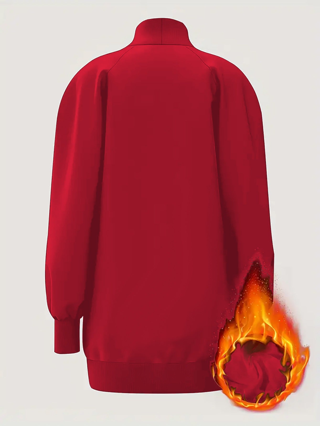 Women's Winter Warm High-Neck Sweater Sweater Dress with New Year 2026 Print - Loose Fit Long Sleeve Pullover, Machine Washable Cozy Fall & Winter Casual Outfits