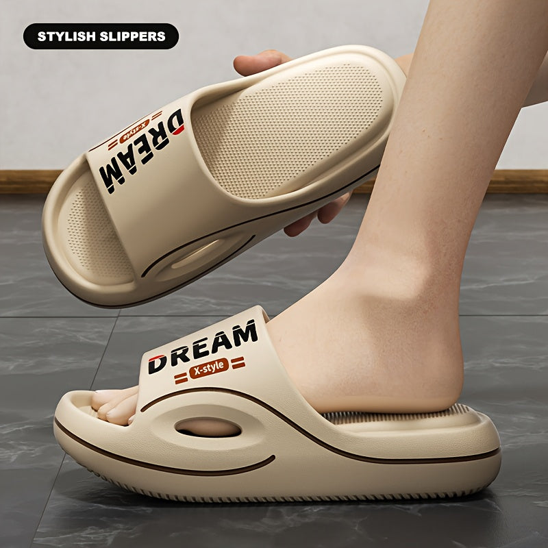 Men's Summer Casual Non-Slip EVA Slippers with Thick Sole