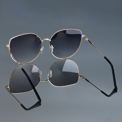 Unisex Retro Oval Polycarbonate Frame Lightweight Decorative Glasses