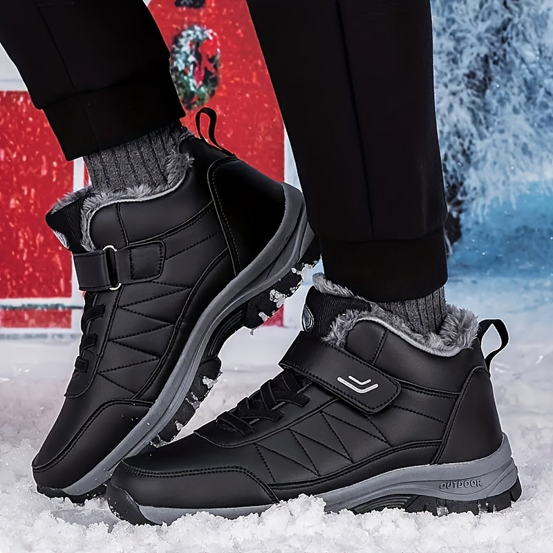 Winter Men Boots Women High Quality Warm Snow Boots for Man Non-slip Hiking Shoes Men Sneaker 2023 Comfortable Couple Shoes for Women