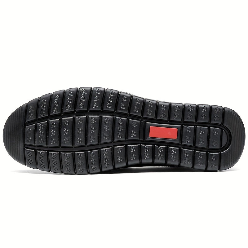 Men's Fuzz-lined Loafer Shoes, Comfy Non-slip Slip On Shoes, Men's Footwear, Fall And Winter