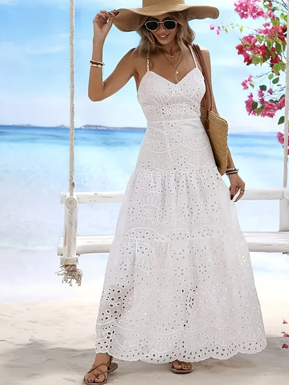Elegant Women’s Sleeveless Lace Cami Dress for Spring Summer