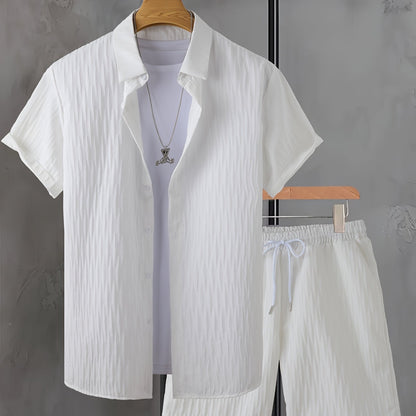 Men's Fashion Casual Shirt Suit