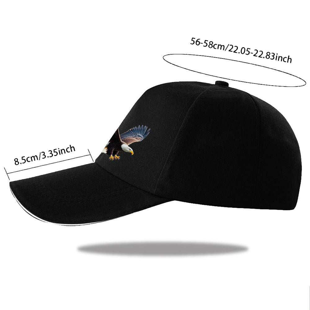 Lightweight Spread-Wing Eagle Baseball Cap Unisex Vintage Style