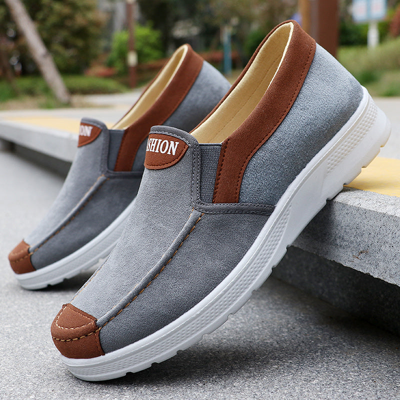 Men'S Low-Top Trail Running and Skateboarding Shoes | Faux Upper, Fabric Insole and Inner, Lace Closure, All-Season Casual Style - ayq