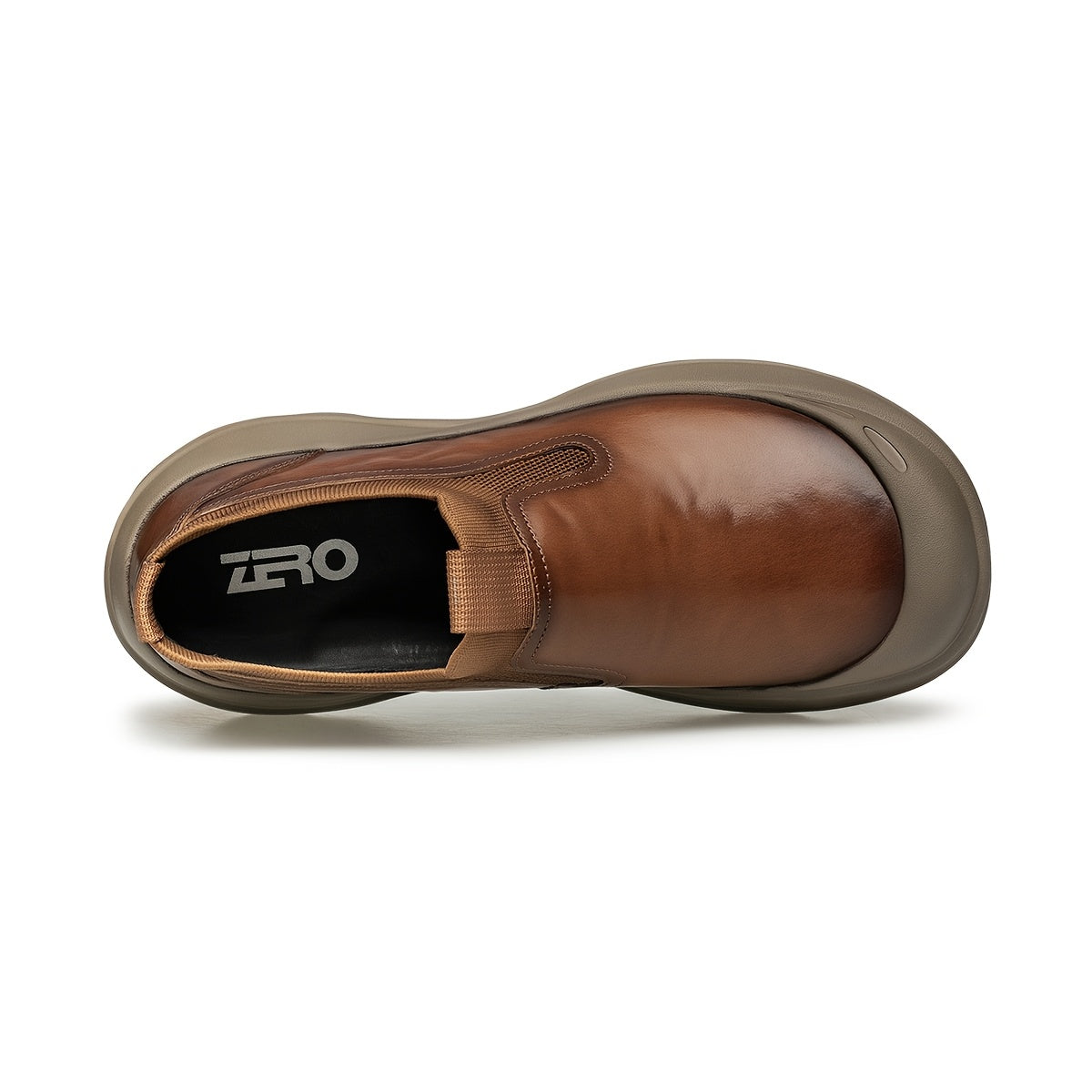 Men's Leather Slip-On Loafers Casual Business Shoes Spring 2026