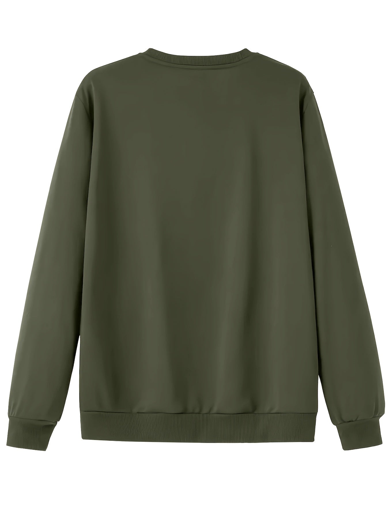 Men'S Happy New Year Sweatshirt - Light Grey with Orange Lettering - Regular Fit Crewneck Pullover for New Year'S Eve, NYE Parties & Casual Attire - Non-Permanent Celebration Sweater for Everyday & Special Occasions, New Year