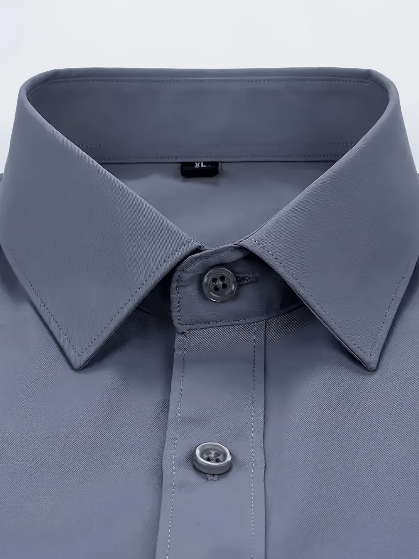 Men’s High-Stretch Lapel Short-Sleeve Shirt for Summer Casual
