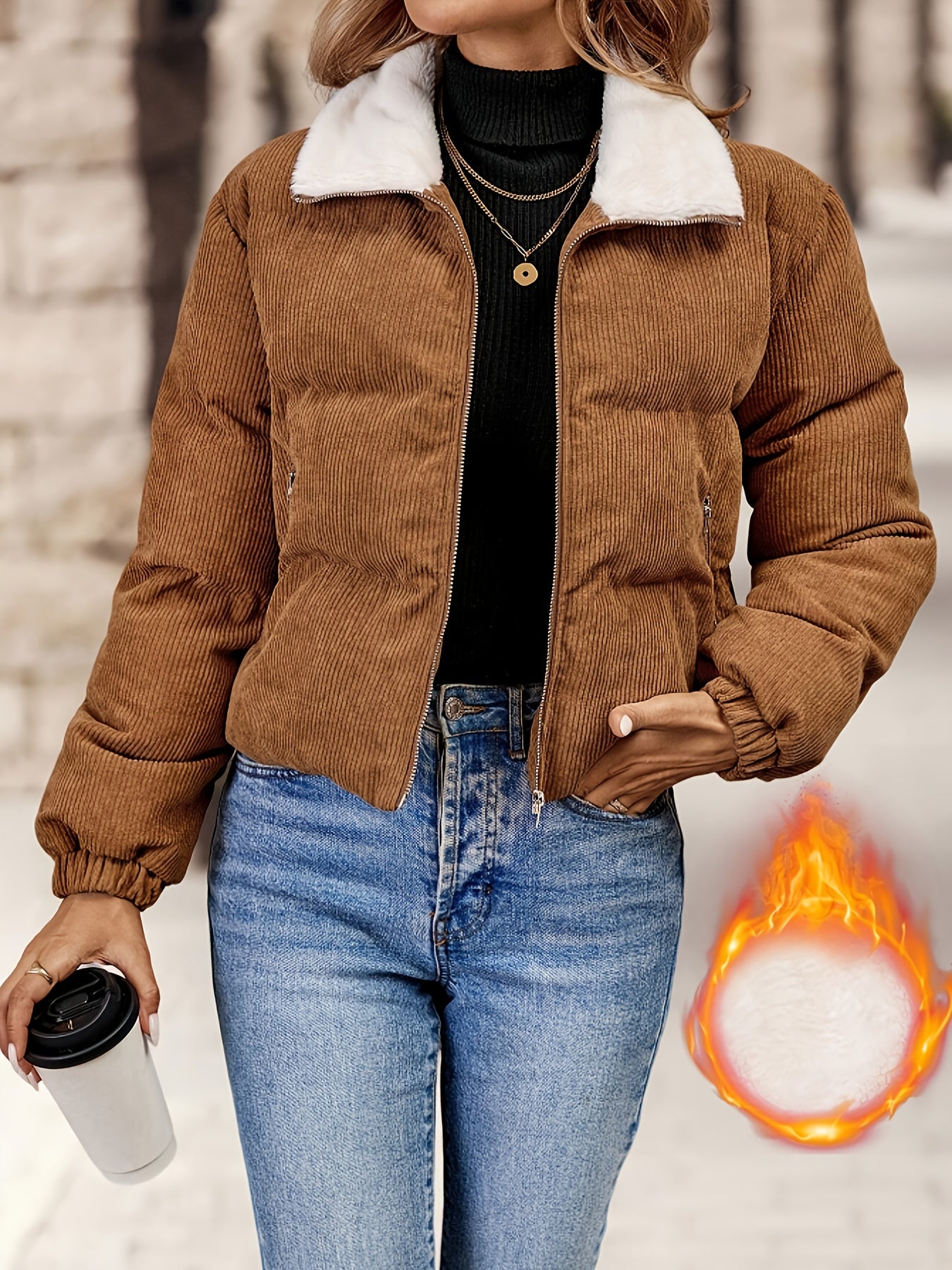 Women's Autumn and Winter Coat - Fashionable Warm Jacket