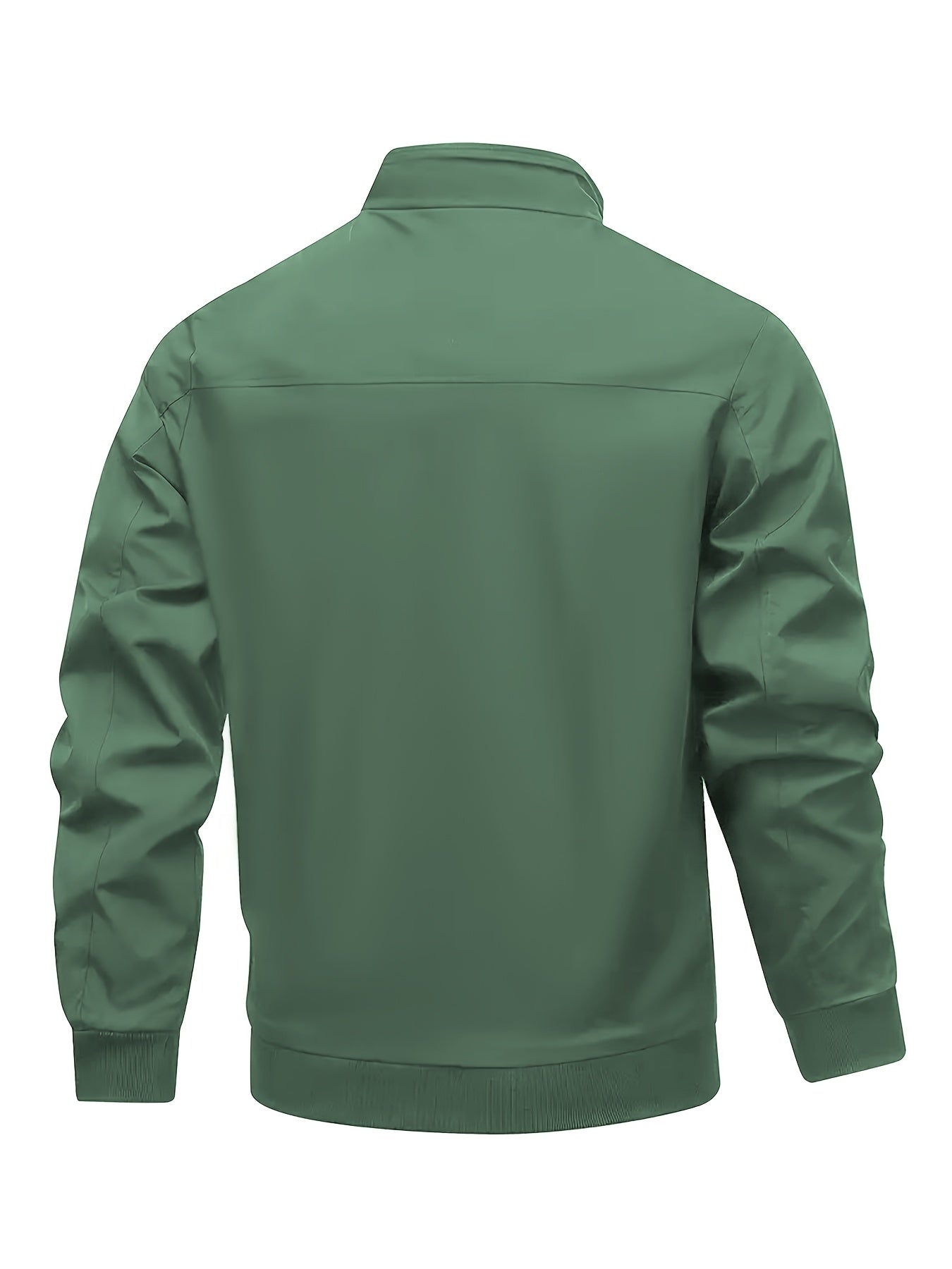 Men's Academic Jacket - Burgundy (Deep Red), Zip-Up Front Closure, Structured Non-Stretch Fabric, Zippered Pockets - Formal & Casual Outerwear for Office, Events, Everyday - Easy-Care Coat, Dressy Jacket, Houndstooth Pattern