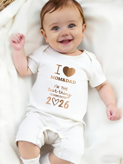 Newborn Baby Summer Bodysuit 100% Cotton Cartoon Romper