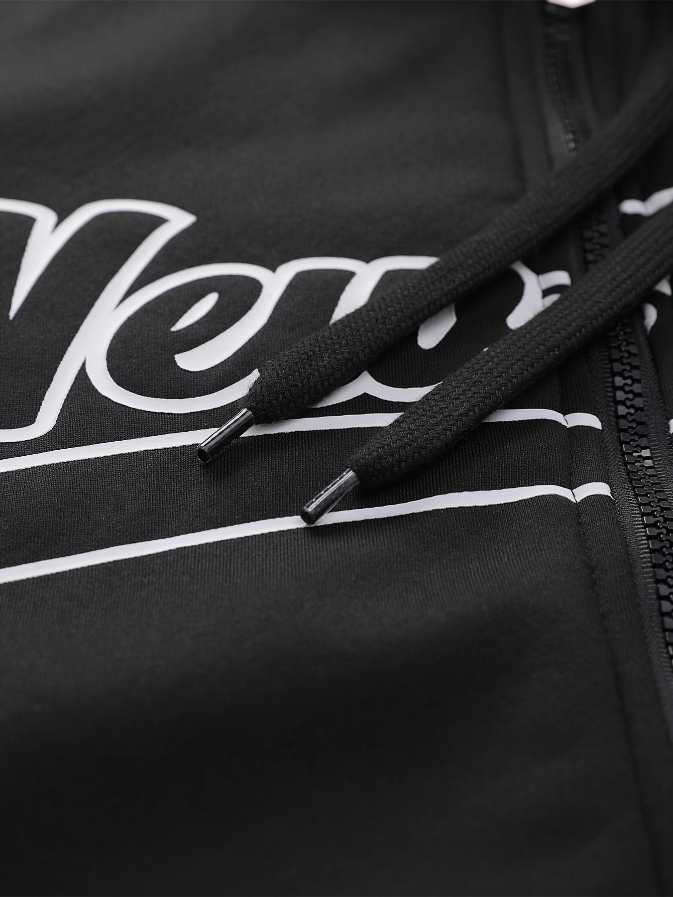 Men'S Cozy Fleece-Lined Hooded Jacket with "LA" Lettering - & Yellow Color Block, Zip-Up Casual Outerwear, Long Sleeves, Pockets, Perfect for Fall & Winter, Casual Winter Wear | Hooded Jacket | Zippered Jacket