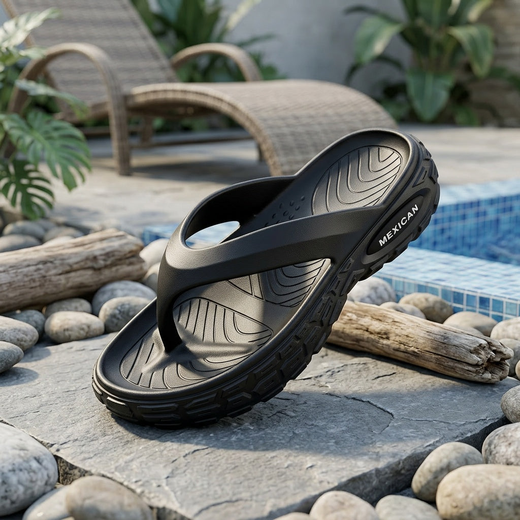 Men's Lightweight Casual EVA Slippers - Non-Slip, All-Season