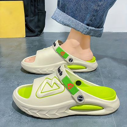 Men's Casual EVA Slip-On Height-Increasing Outdoor Slides