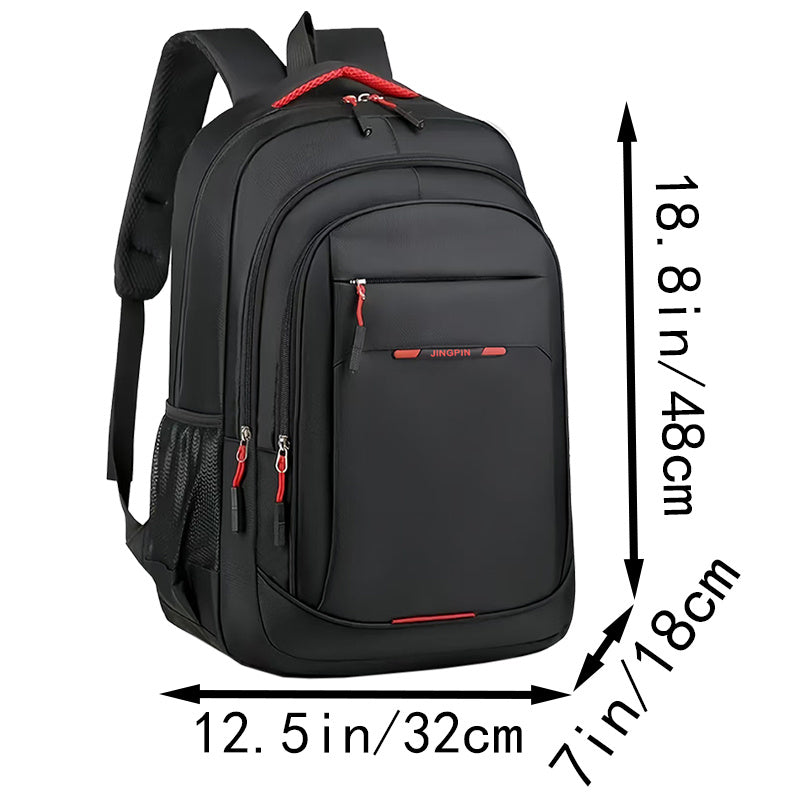Leisure Backpack - Spring/Summer Universal, Autumn/Winter Simple Backpack, Thoughtful Gift Recommendation, Comfortable Carrying, Lightweight and Effortless, Suitable for Commuting and Various Life Scenarios [Zipper Direction