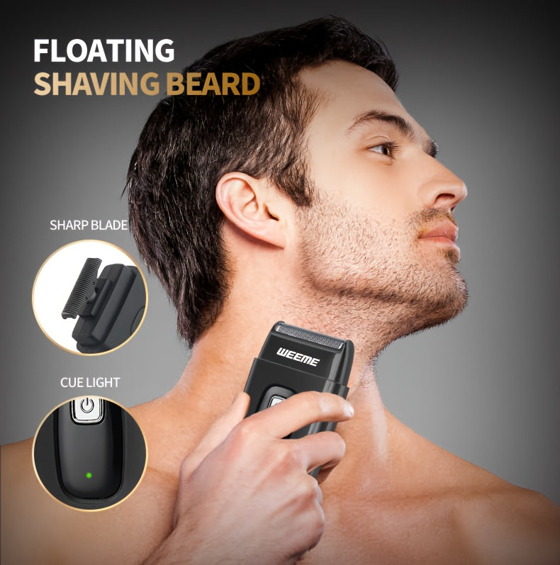 WEEME 2pcs/3pcs Premium Men's Grooming Set Professional Hair Clipper Kit with Cordless Shaver  Beard Trimmer  LCD Display & USB Fast Charge Ideal Gift for Father's Day/Birthday/Anniversary (For Dad/Husband/Groom)