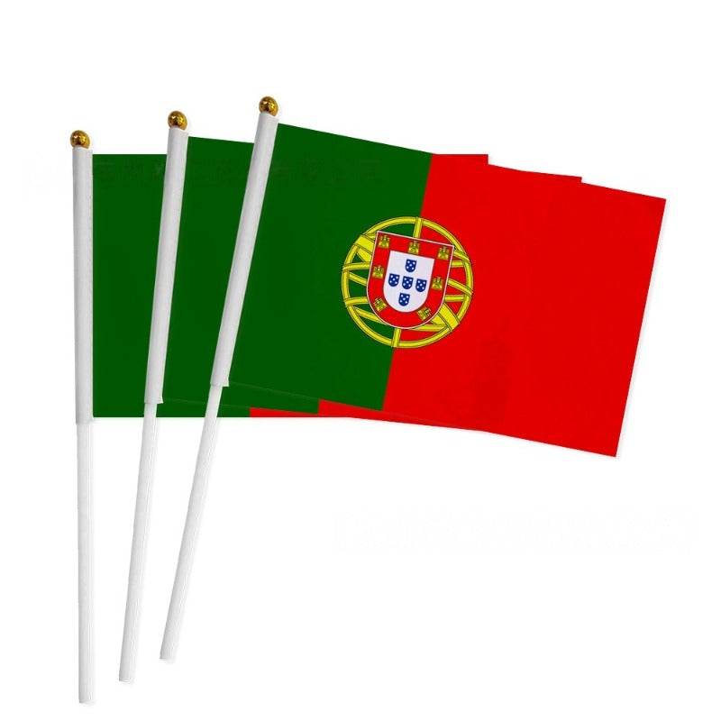 10pcs International Flag Set – Argentina, Brazil, France & More