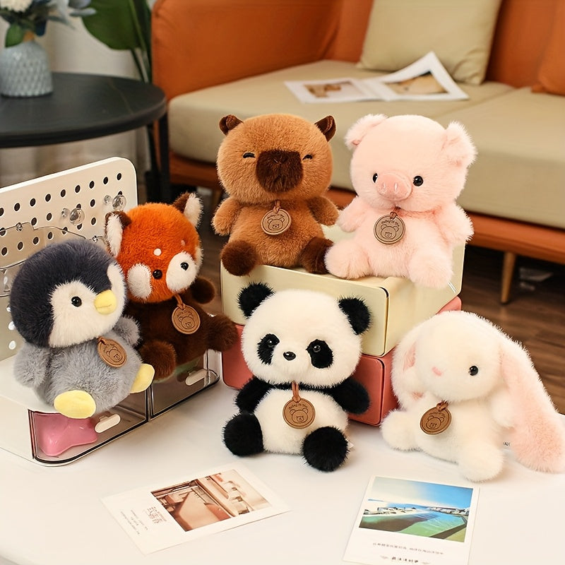 Cute Animal Plush Toys Kawaii Cartoon Figure Soft Filling Doll Adorable Desk Companion Plush Toys Home Decor Holiday Halloween Christmas and Birthday Popular Gifts for Friends and Family