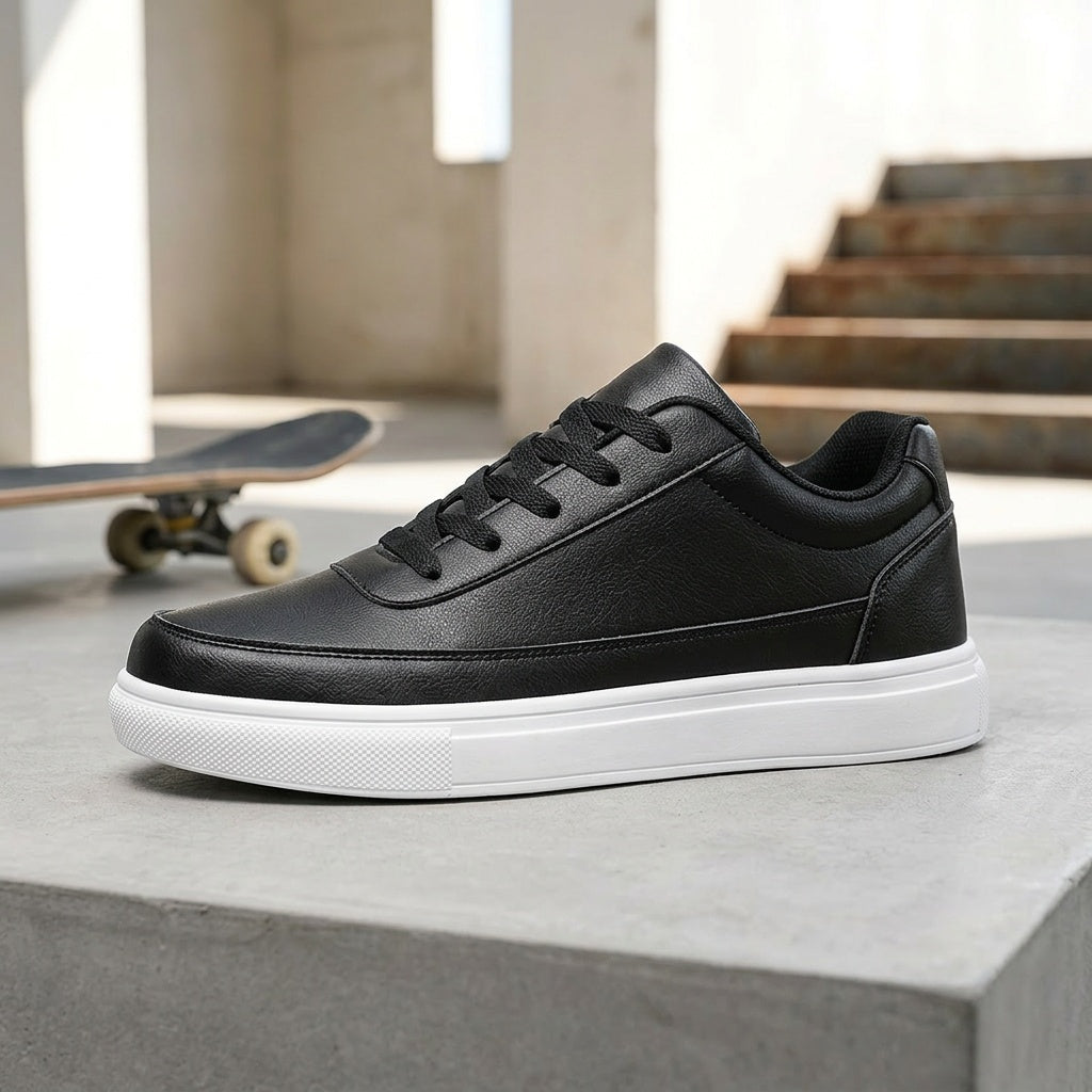 Men's Minimalist Lace-Up Skate Shoes Lightweight Everyday