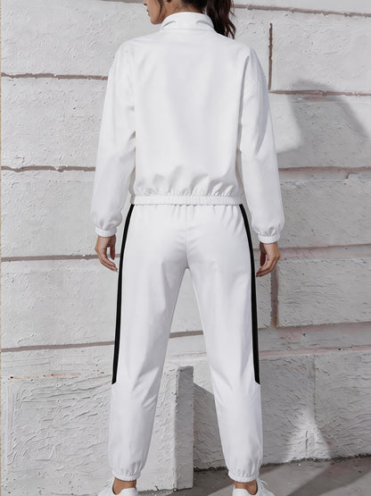 Women's Fall/Winter Casual Sport Jacket & Pants Set - ayq
