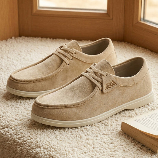 Men's Casual Low-Top Oxford Shoes Lightweight Slip-On for All Seasons - ayq