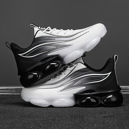 Men's Breathable Mesh Running Sneakers with Air Cushioning, Comfortable and Breathable to Wear - ayq