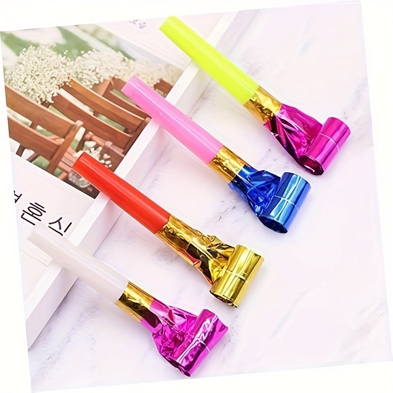 50pcs Colorful Party Blowers Noisemakers for Birthday & New Year