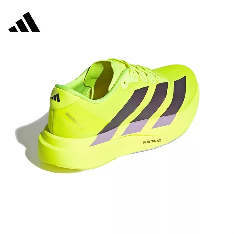 Men's Adidas Adizero Neon Yellow Carbon-Plate Racing Shoes