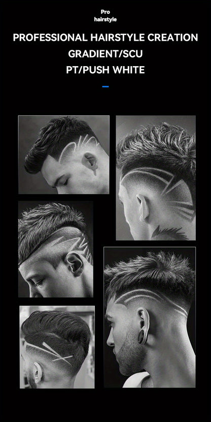 Electric Hair Clipper KM-2299 Cross-border Electric Pusher USB Oil Head Carving Scissor Barber Shop Trimmer