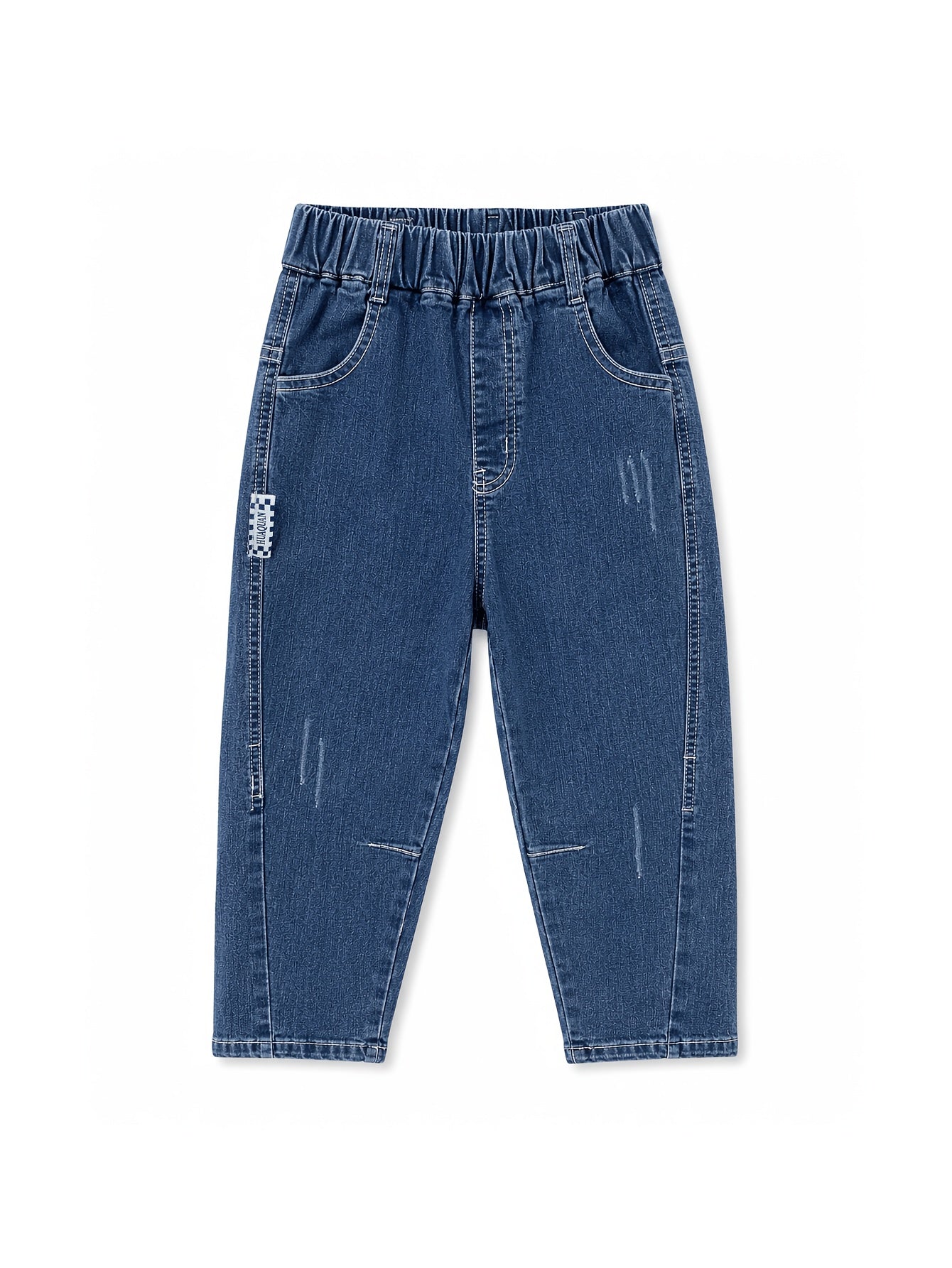 Boys' All-Season Loose Fit Straight-Leg Casual Jeans