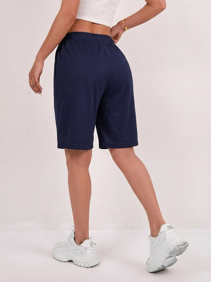 Women’s Lightweight Summer Bermuda Shorts with Drawstring Waist
