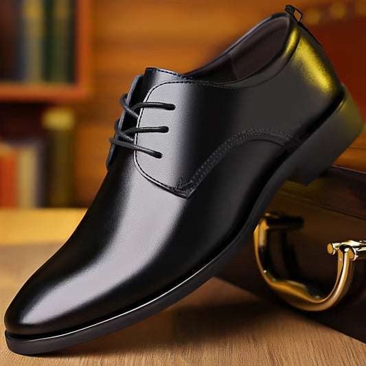 Men's Lace-Up Oxford Dress Shoes, Comfortable Non-Slip Formal Shoes