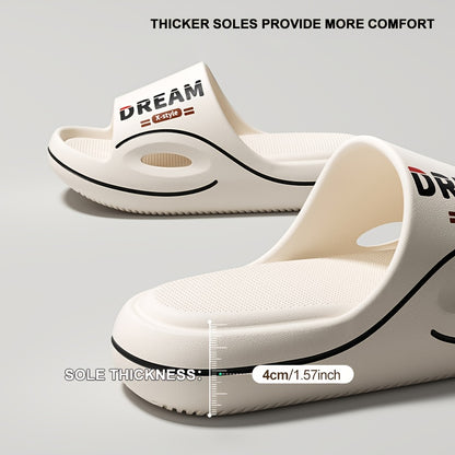 Men's Summer Casual Non-Slip EVA Slippers with Thick Sole