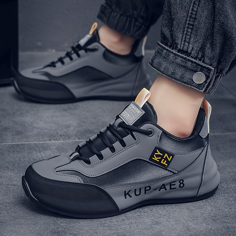 VanWeir Men's Casual Sneakers - Non-Slip, Comfortable Outdoor Footwear with Easy On-Off Design for Every Season