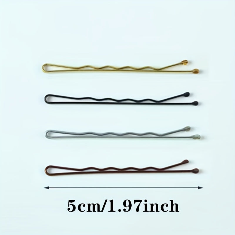 Wavy Alloy Hair Clips for Women - Elegant Styling Accessories