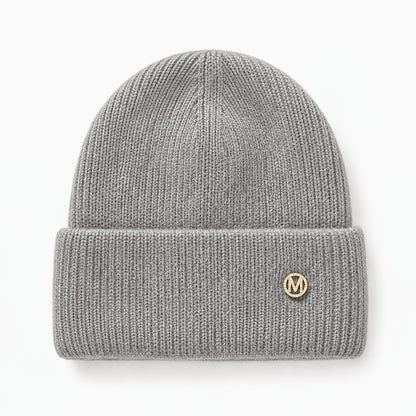 Unisex Elastic Furry Knit Beanie Hat for Winter Streetwear