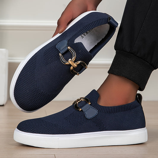 Men's Breathable Slip-On Loafers Casual All-Season Fabric