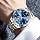 OLEVS Men's Two-Tone Luxury Analog Quartz Watch Blue