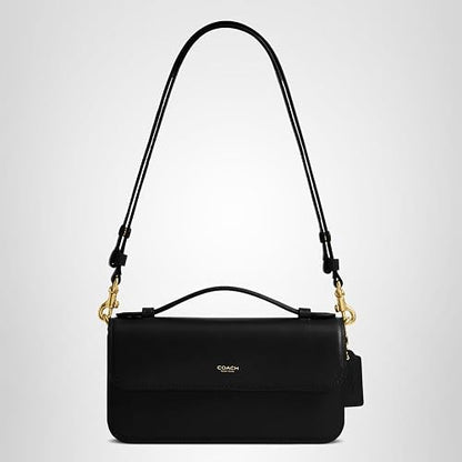 Elora Compact Leather Top Handle Crossbody Bag
