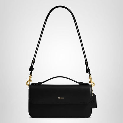 Elora Compact Leather Top Handle Crossbody Bag