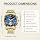 OLEVS Men’s Luxury Stainless Steel Dress Watch with Chronograph