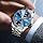 OLEVS Men's Two-Tone Luxury Analog Quartz Watch Blue