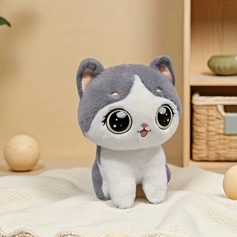 cute kitten plush dolls, big-eyed plush dolls, the best companions for children, Halloween, Thanksgiving gifts.