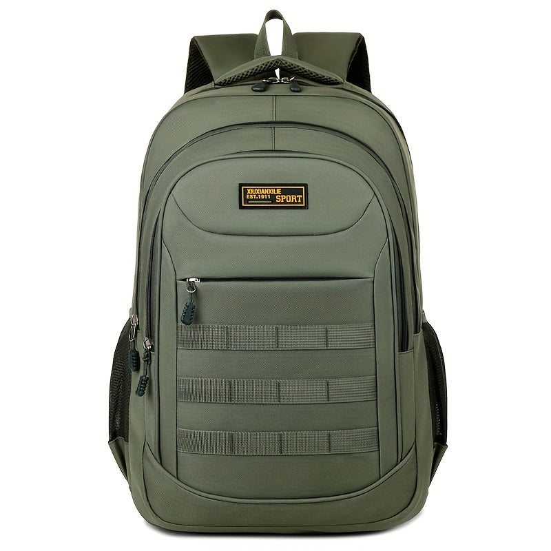 Hiking Backpack, Leisure Backpack, Large-capacity Backpack, Suitable for Both Men and Women, Height 48cm, Length 33cm, Thickness 20cm, Can Hold 17-inch Laptop, Equipped with Adjustable Shoulder Straps, Is Ideal for Daily Outd - ayq