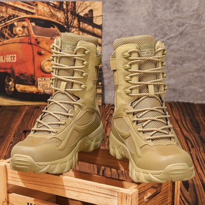 Men's Lightweight Breathable Tactical High-Top Boots